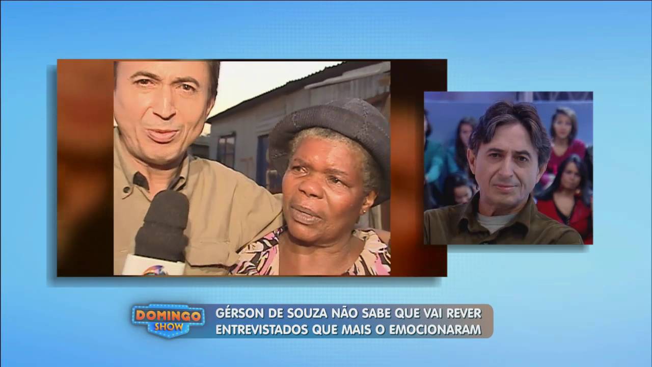 Gérson de Souza revê pessoas que entrevistou ao longo da carreira