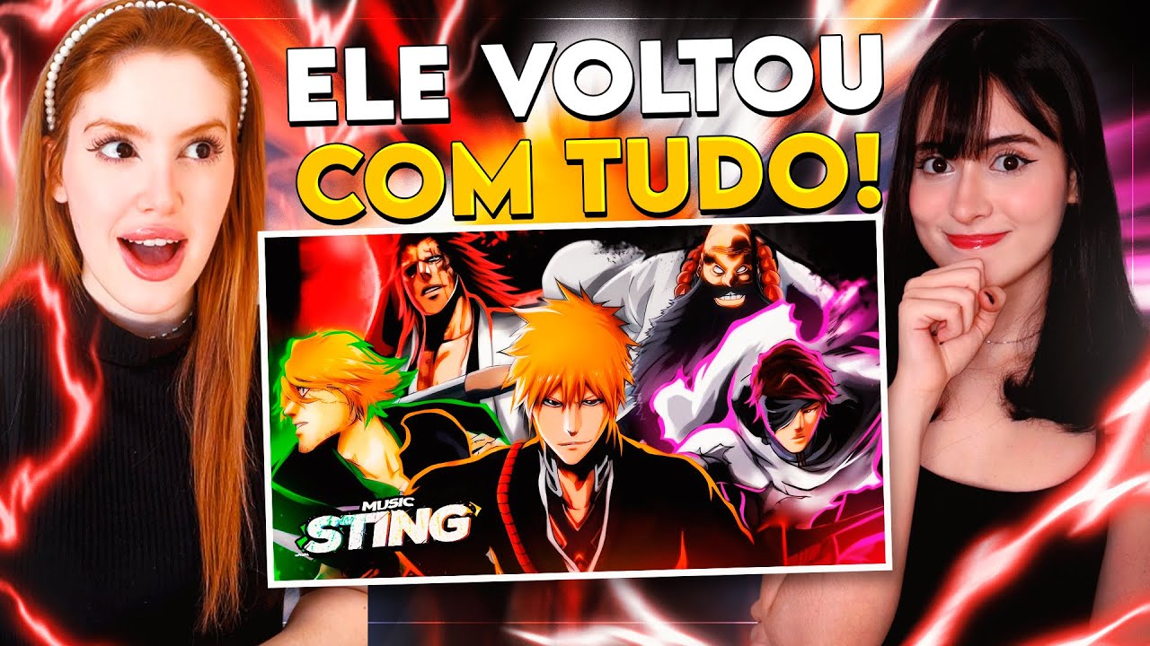 REACT | 5 Potenciais de Guerra (Bleach) - Guerra Sangrenta | Sting | CR Reacts
