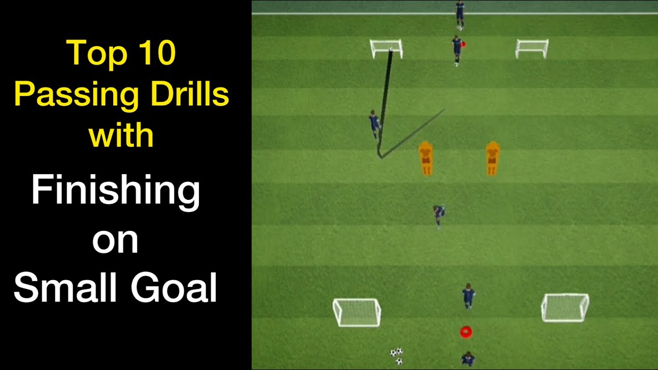 Top 10 Passing Drills with finishing on small goal (@mfatih.trainer)