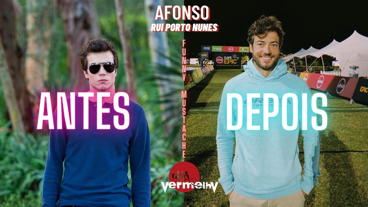 Lua Vermelha Antes e Depois
