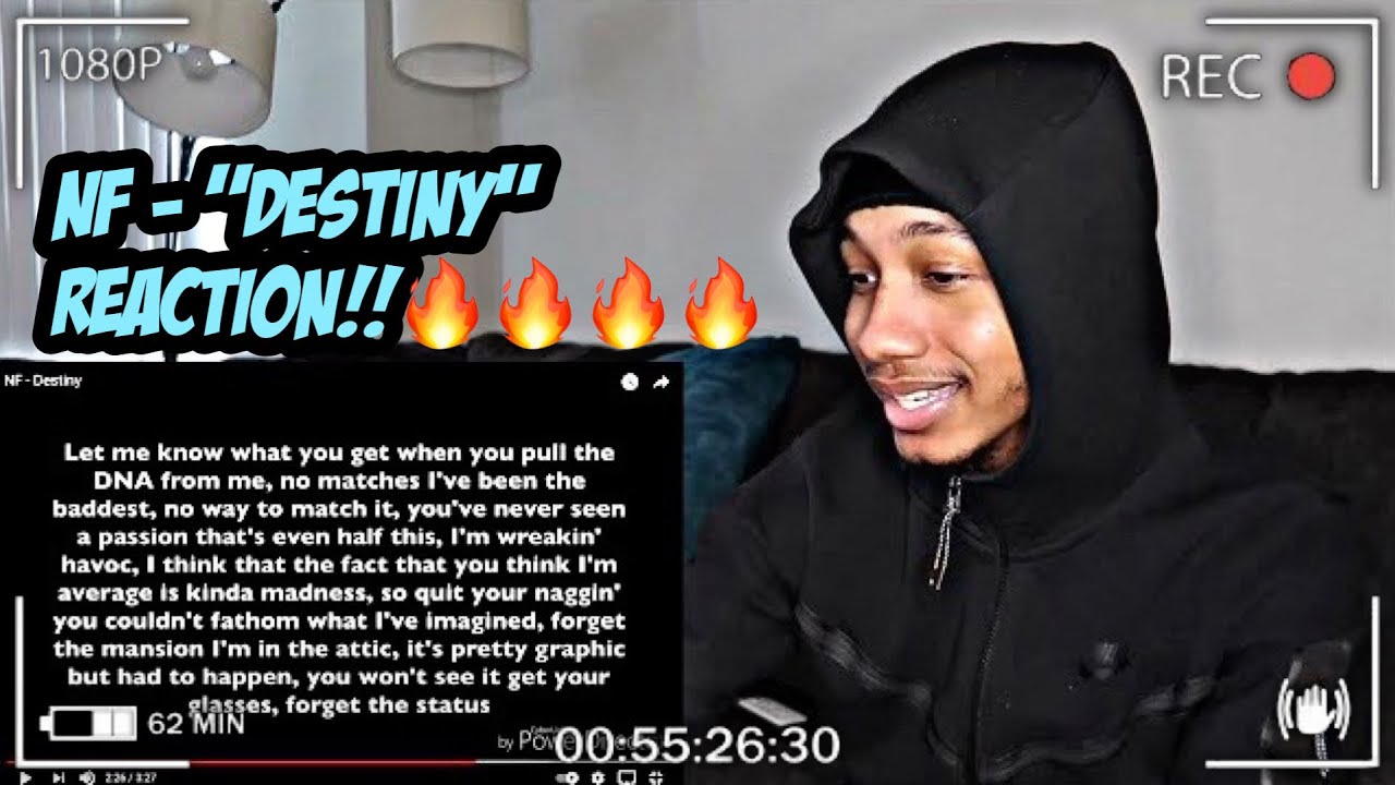 NF - Destiny | REACTION!! HE'S INSPIRATIONAL!🔥🔥🔥