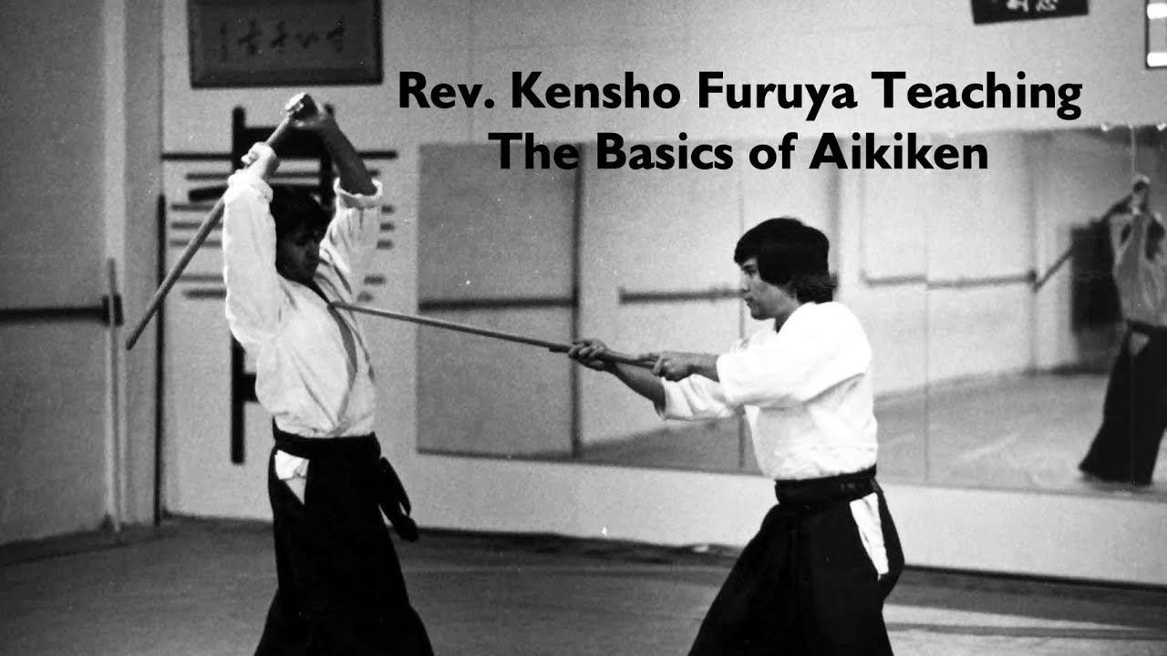 Rev. Kensho Furuya teaching the basics of Aikiken - #aikidocenterla #aikidosalamancaaikikai
