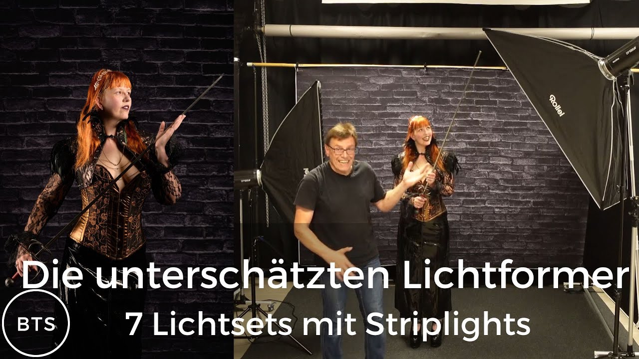Striplights die unterschätzten Lichtformer, vielseitige Lichtformer für die Porträtfotografie