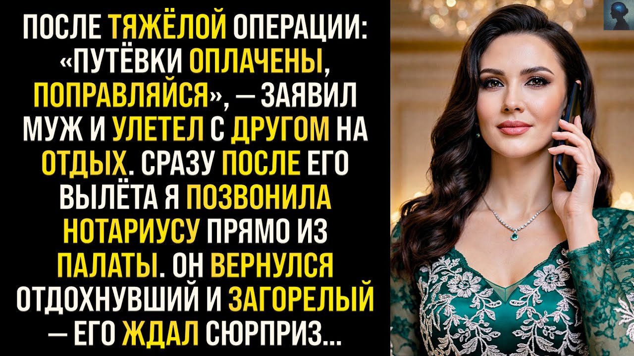 История Возмездия | После операции: «Путёвки оплачены, поправляйся», — заявил муж и улетел на отдых