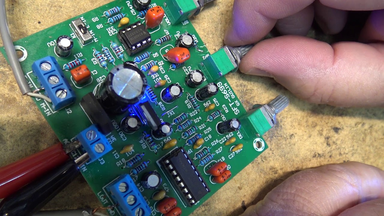 ETK3699 Digital Reverb Echo Microphone Guitar Preamp Board