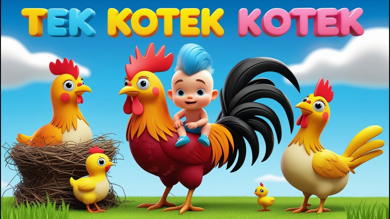 TEK KOTEK KOTEK | 5 BEBEK KECIL BERMAIN | CIT CIT CUIT | SUARA HEWAN | Saegan Kids