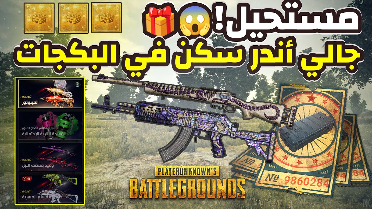 🔥 تفتيح بكجات ببجي ستيم - حصلت على أندر السكنات بحظ خرافي! 😱🎁 #1