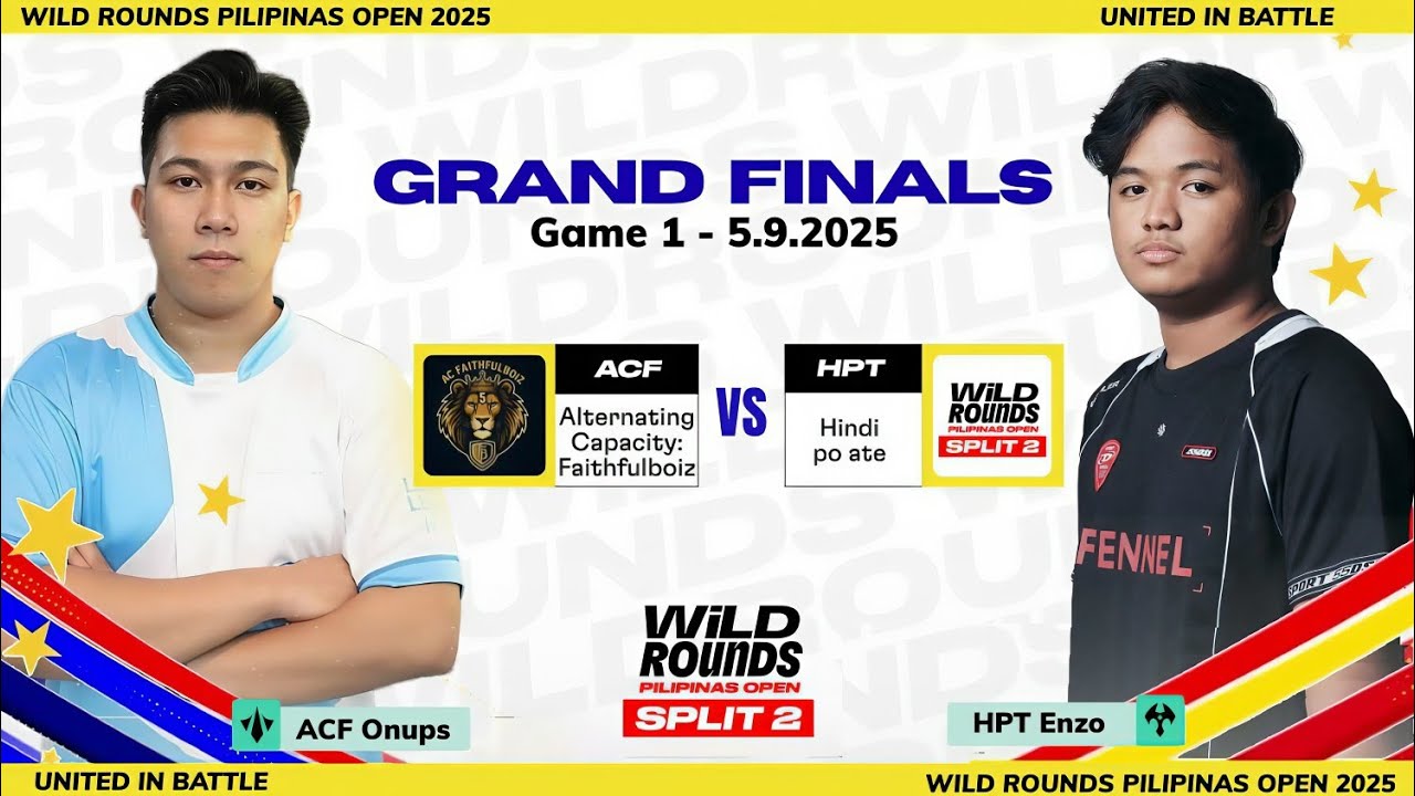 ACF vs. HPT - Game 1 (Bo5) | Grand Finals | Wild Rounds Pilipinas Open 2025 Split 2 🇵🇭