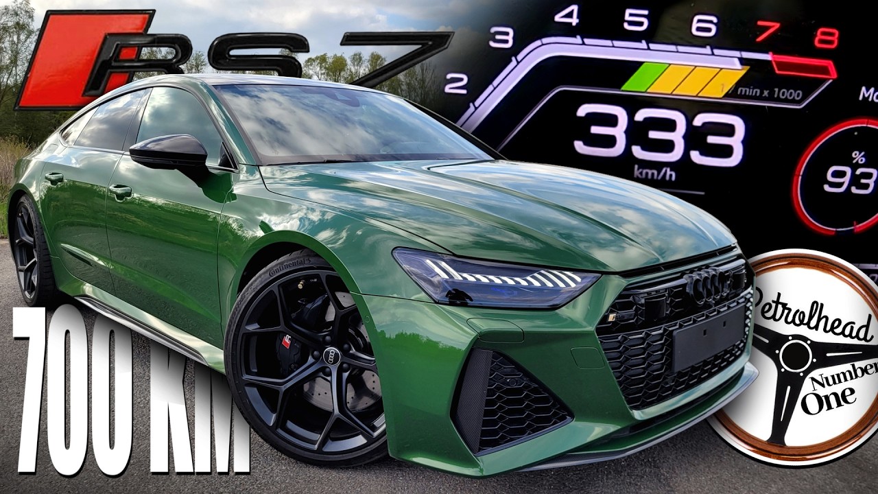 2024 RS7 C8 Performance (700 KM) | V-MAX, 100-200, 200-250, 200-300 km/h, Test, AUTOBAHN | 4K