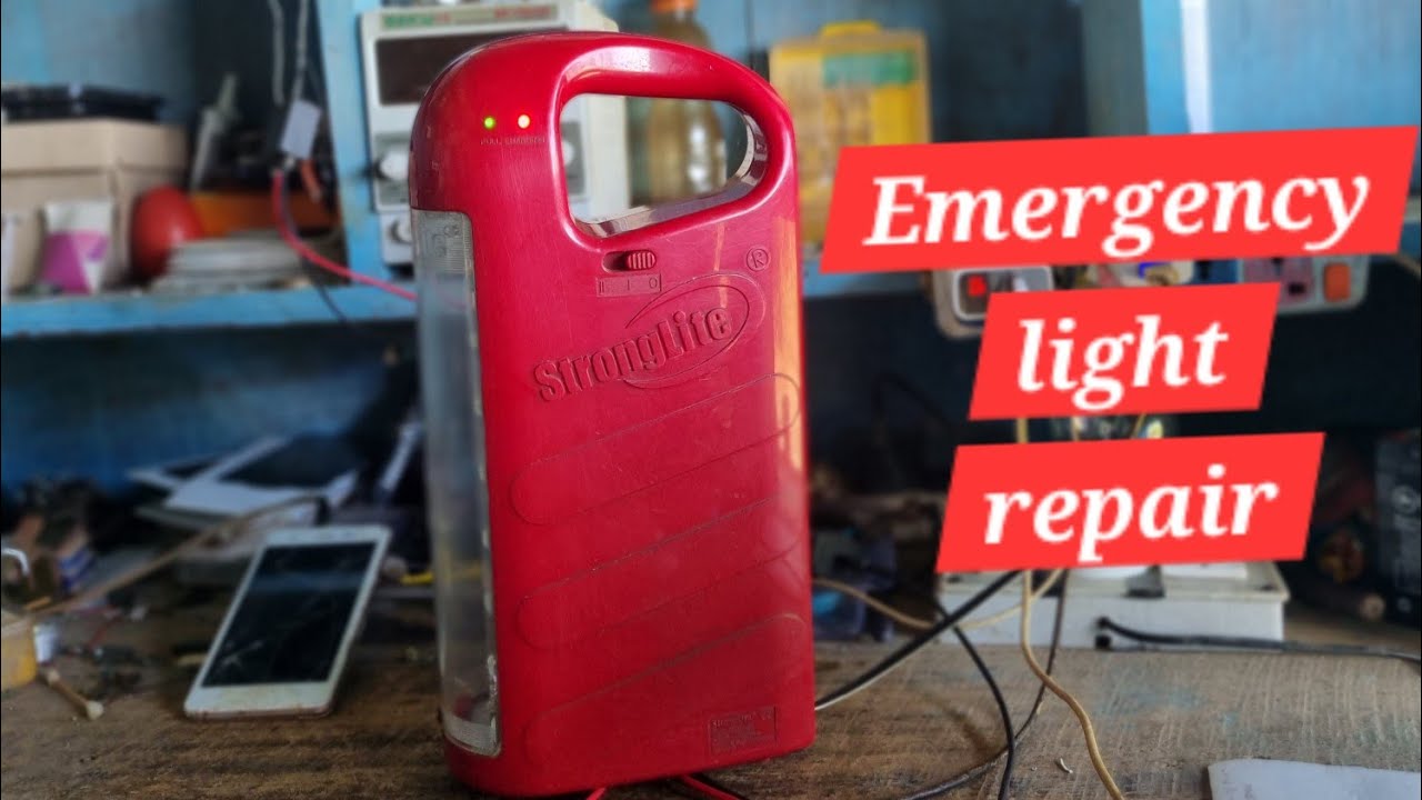Stronglite emergency light repair 🔦battery problem🔋🔋