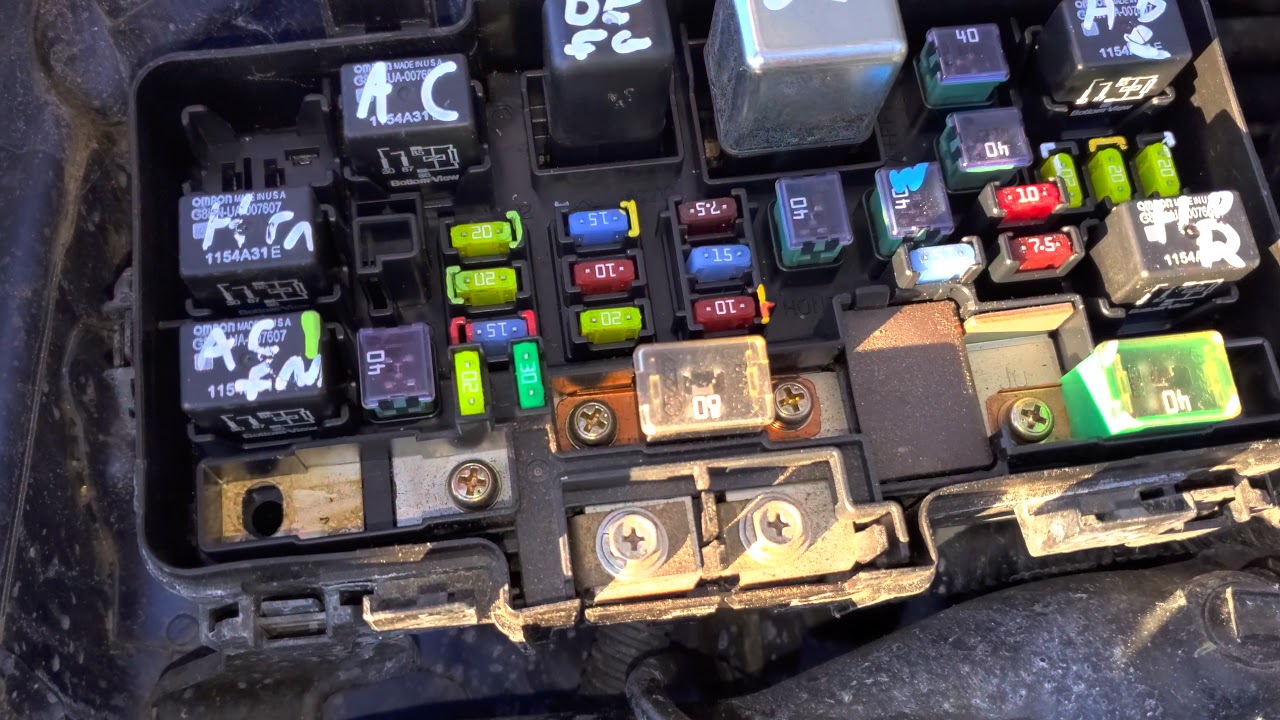 2004 Honda Civic Cooling Fan Fuses & Relays