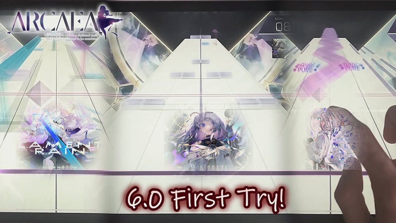【Arcaea 6.0】 Lucent Historia First Try! (Lament Rain BYD, Designant BYD, Astral Quantization)