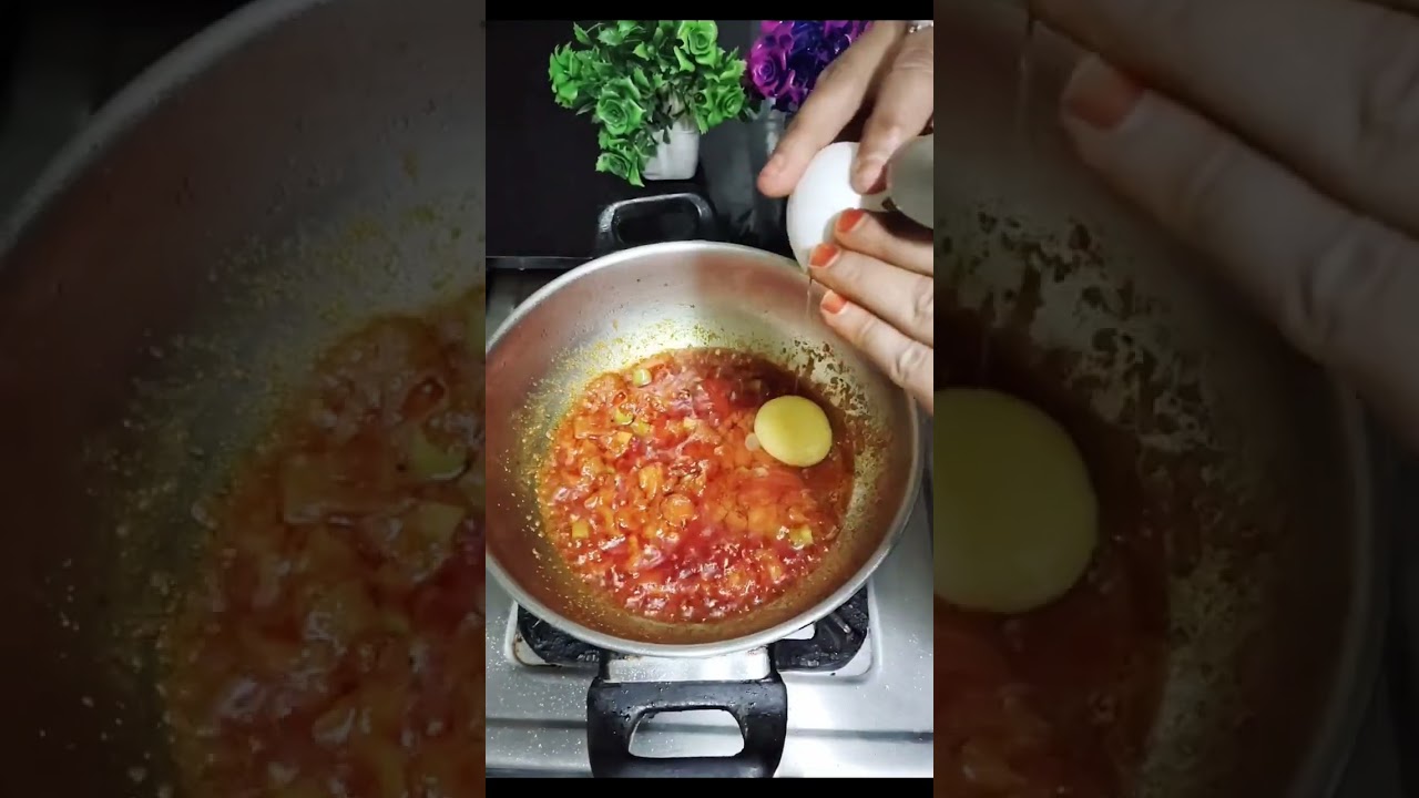 Tomato Egg bhurji🍅 #eggrecipe #eggbhurjirecipe #shorts #trending #youtube