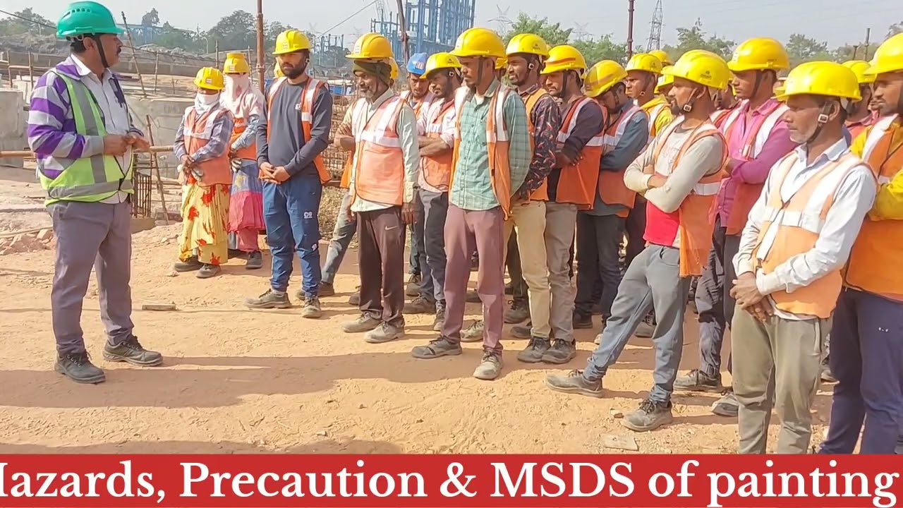 Hazards, Precautions & MSDS of painting work@Dayanandsafety