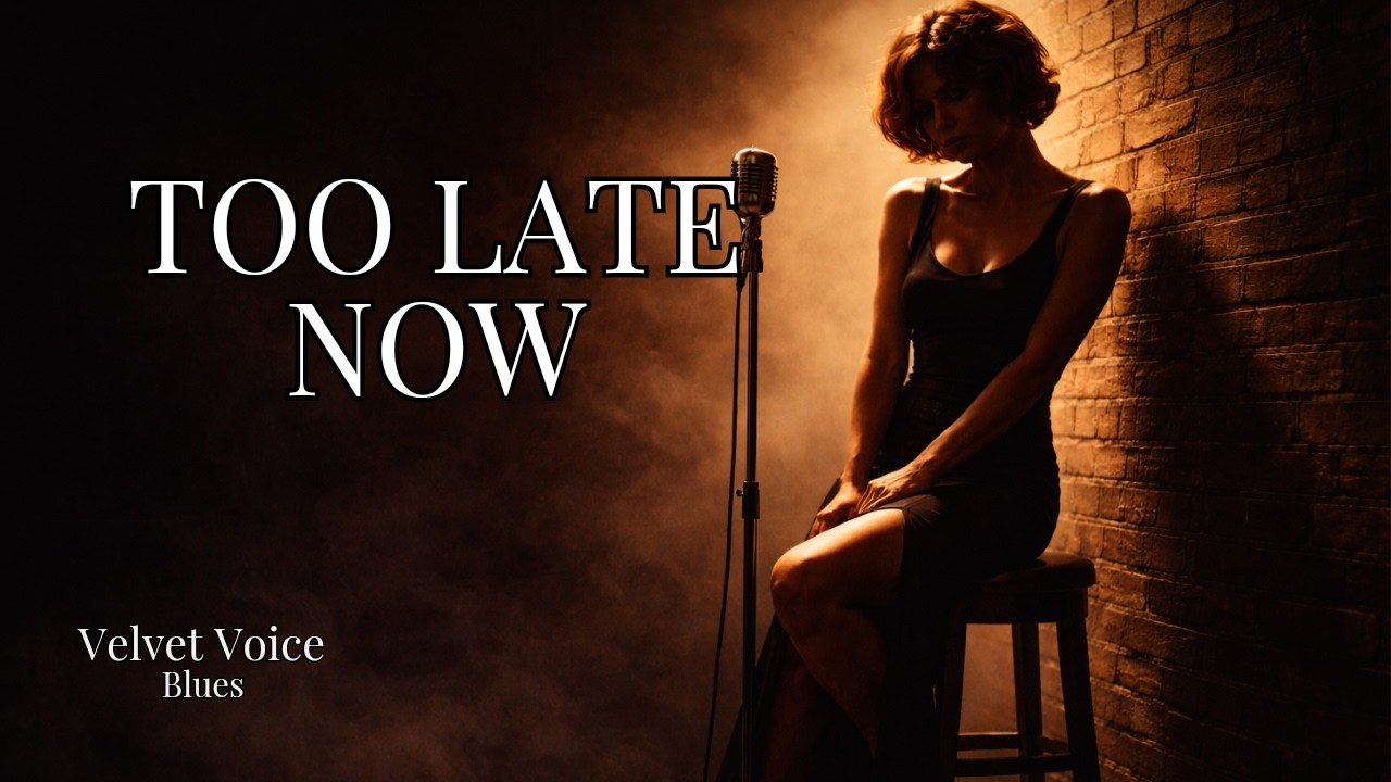 Velvet Voice Blues &ndash; It&rsquo;s Too Late Now | Emotional Female Blues for Broken Hearts