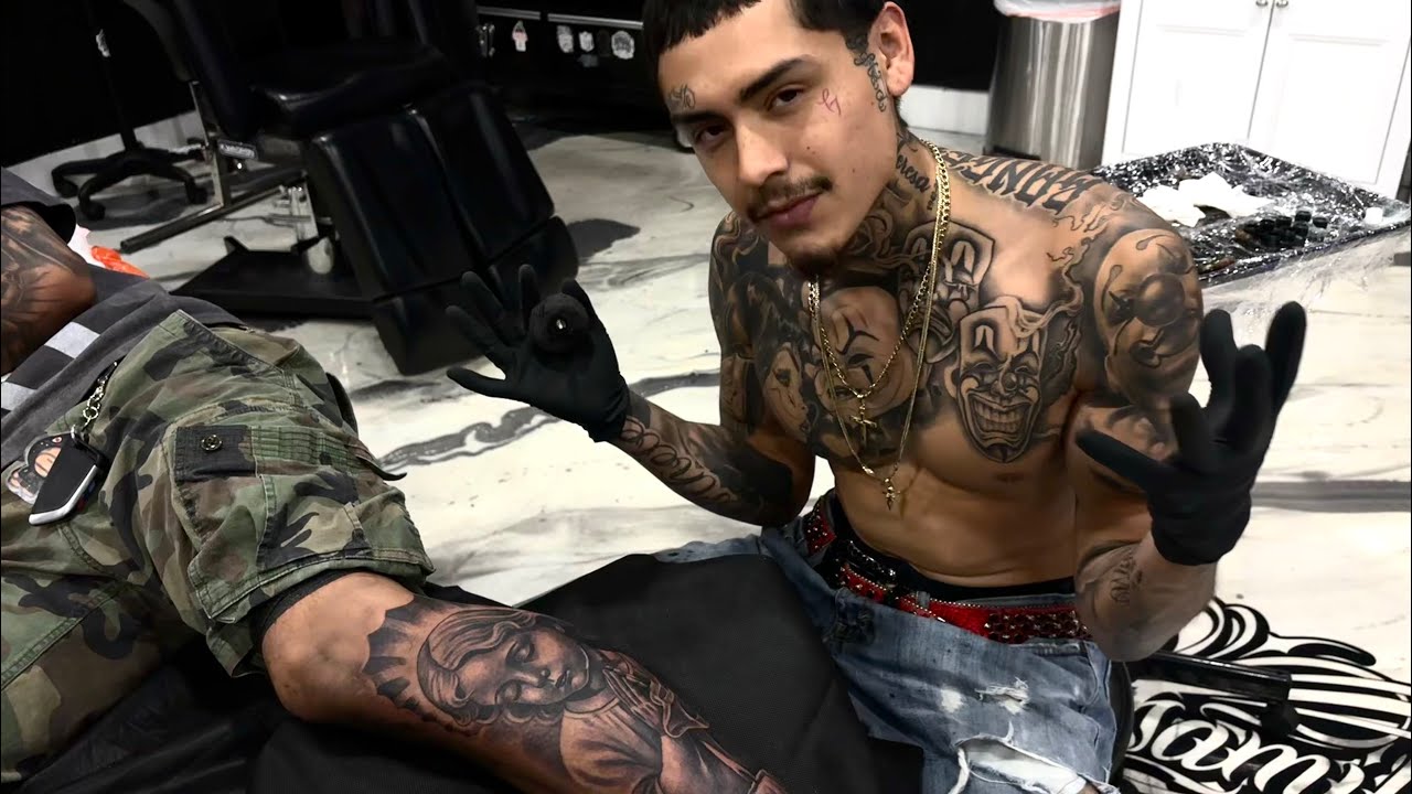 CRAZY 10HR TATTOO ON THE HOMIE! 