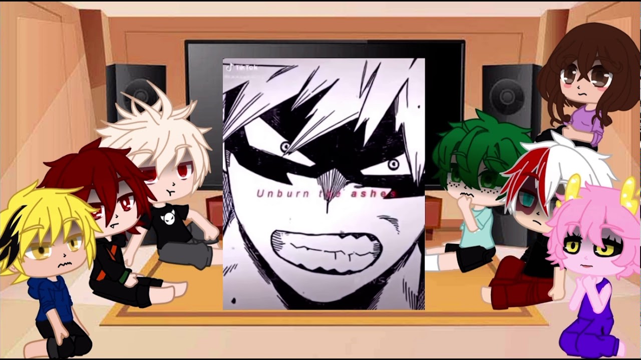 ~Bnha/MHA react to the future~ || ⚠️Manga spoilers⚠️ || Part(1/2) || Gacha Club || •iTz mOOn•