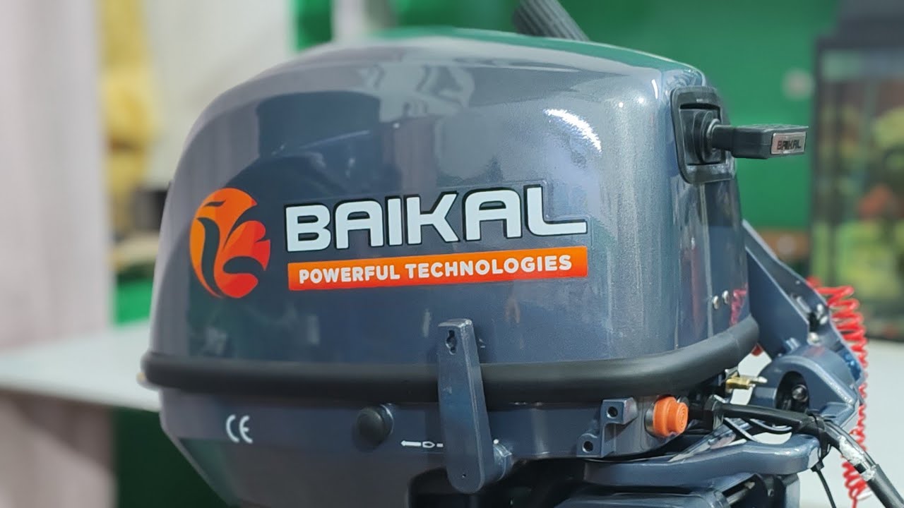 Обзор лодочного мотора BAIKAL 9.8 с ЭЛЕКТРОСТАРТЕРОМ.