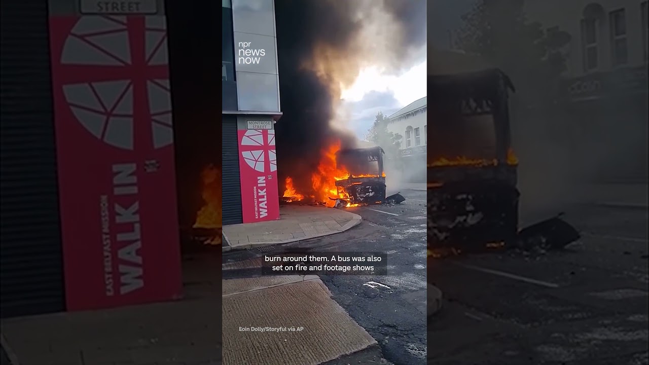 Protests break out in Belfast after video circulates of a brutal street attack in Northern Ireland