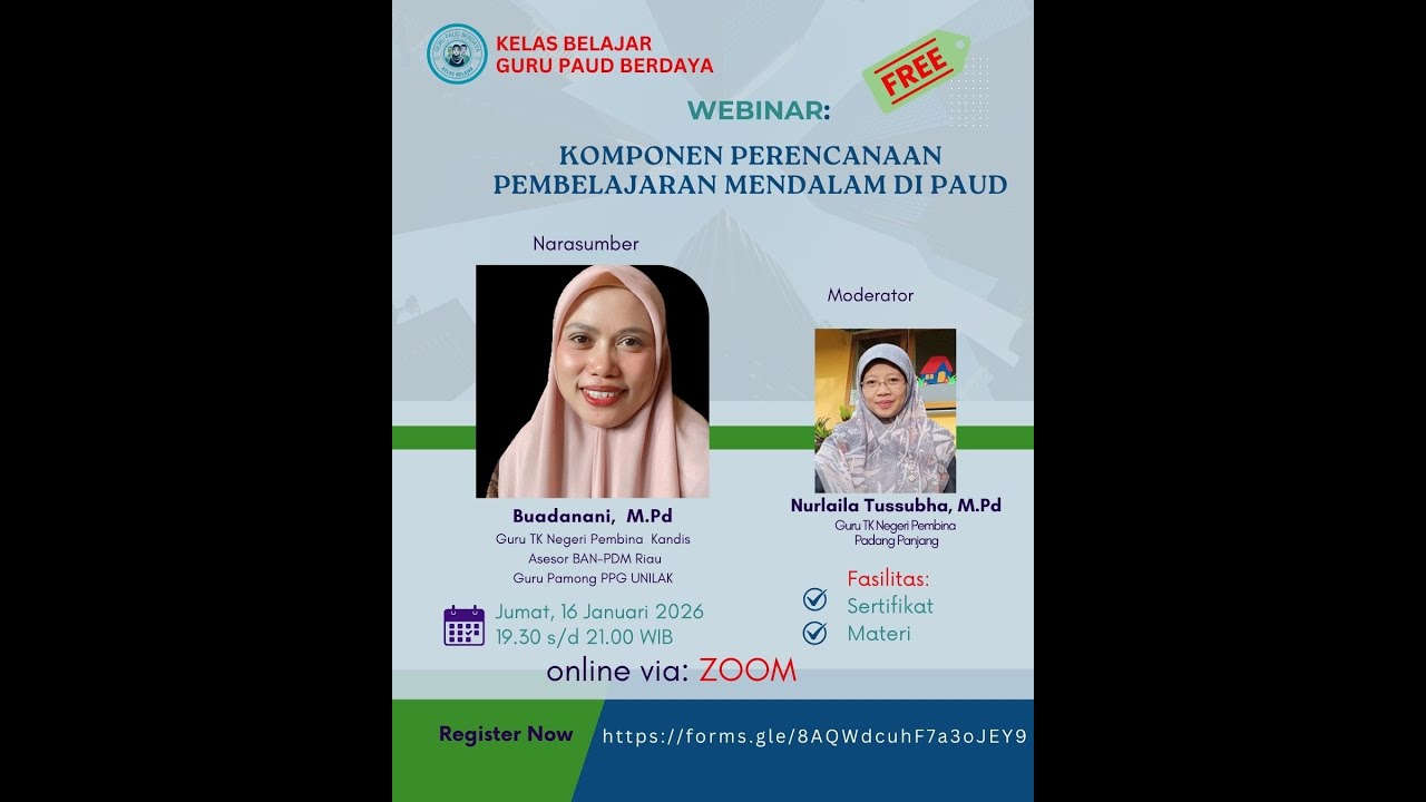 Komponen Perencanaan Pembelajaran Mendalam