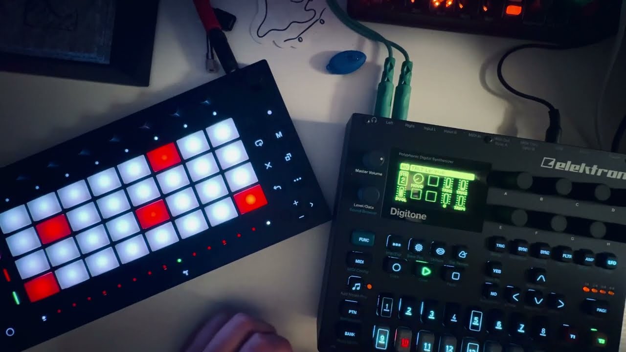 Untitled sketch // Ableton Move // Elektron Digitone
