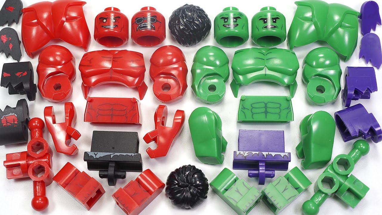 LEGO Hulk VS Red Hulk | Captain America: Brave New World | Unofficial Lego Big Figures AF346 AF345