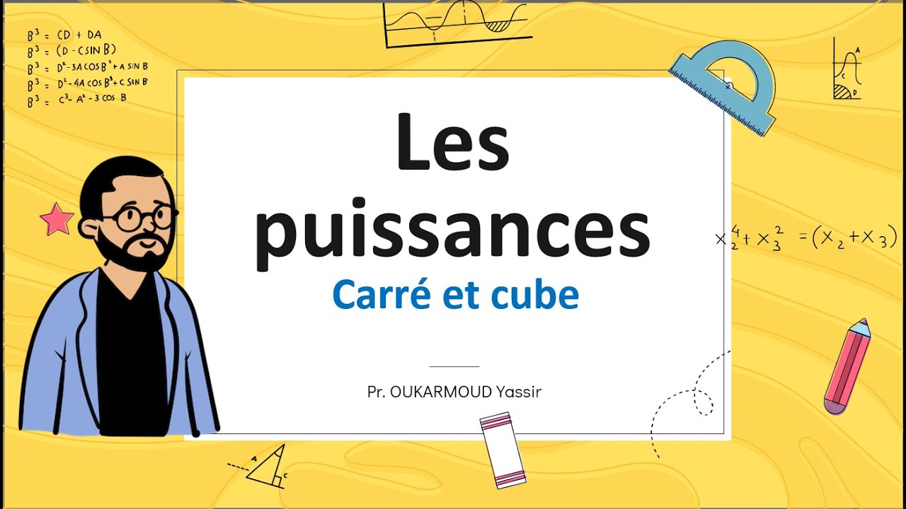 Les puissances carré et cube - CE5 - CM2