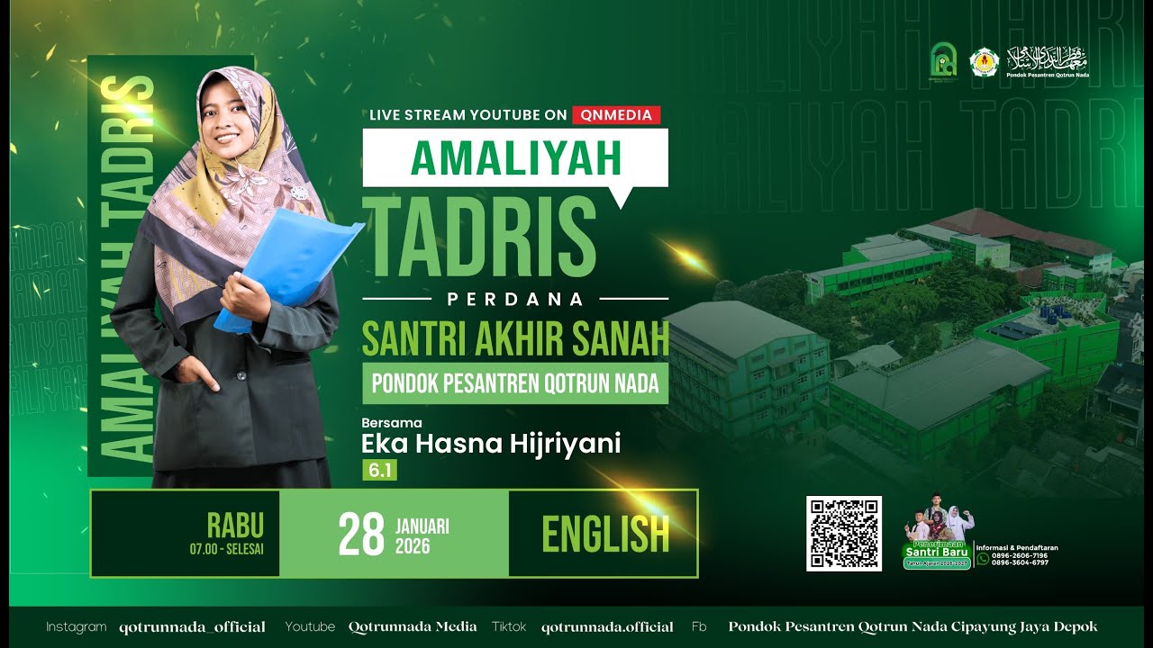 AMALIYAH TADRIS PERDANA SANTRI PUTRI || EKA HASNA. H || KELAS AKHIR PONDOK PESANTREN QOTRUN NADA ||