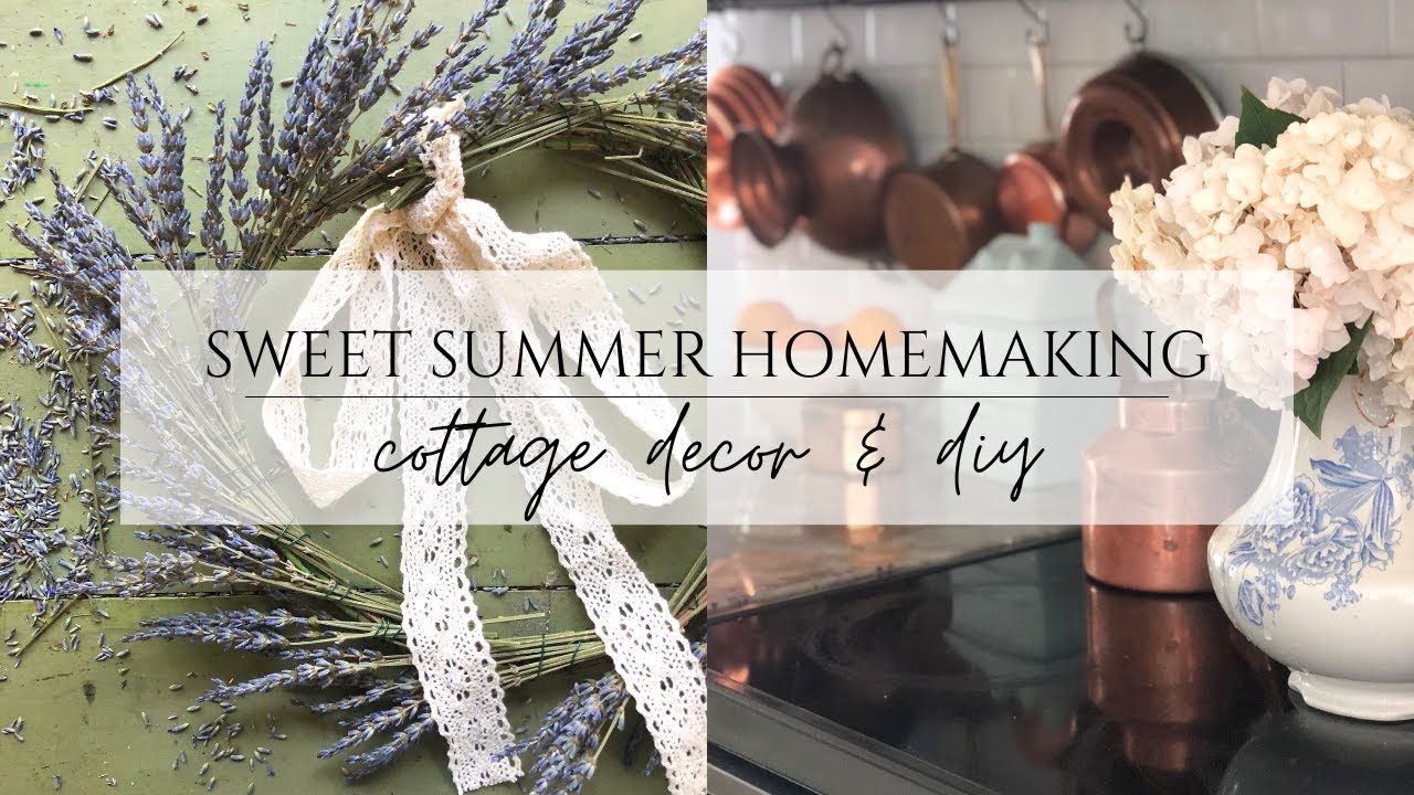 Sweet Summer Homemaking - Projects, Decor, Flowers, and Food