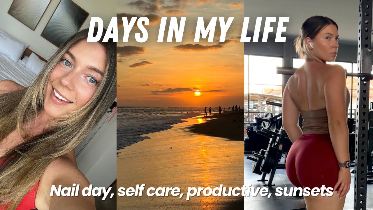 DAYS IN MY LIFE | juice making, coffee shops, nail day, self care, mini cut update