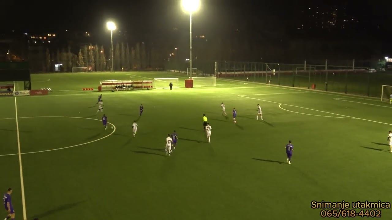 PRIJATELJSKA UTAKMICA  28.02 2026 TEREN CRVENE ZVEZDE KADETI FK GRAFICAR - FK SINDJELIC  3:0