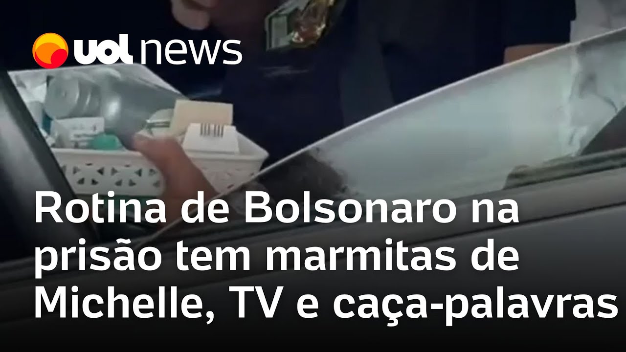 Rotina de Bolsonaro na prisão da PF tem marmitas de Michelle, muita TV, caça-palavras e indignação