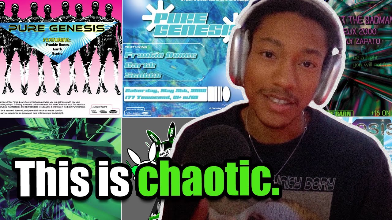 I challenged graphic designers to design a rave flyer in my discord community 🤔  | Swoop Nebula