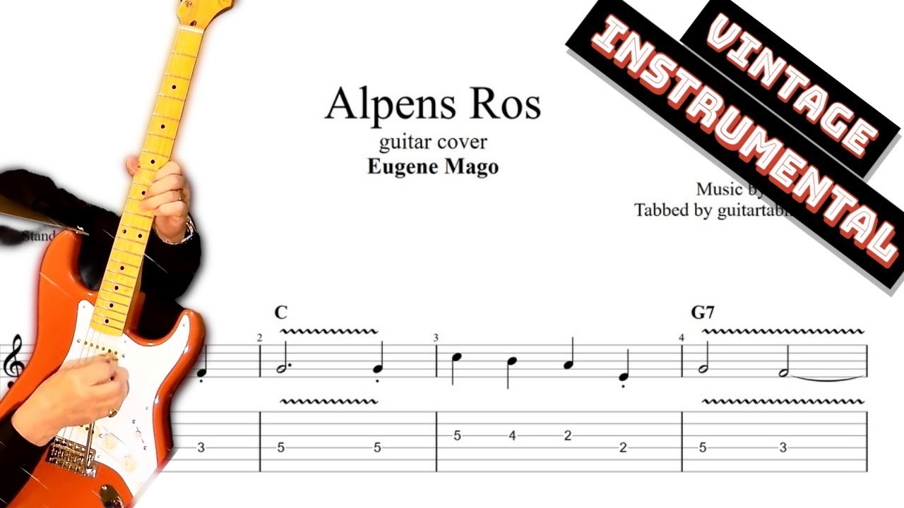 Alpens Ros TAB - guitar instrumental tabs (PDF + Guitar Pro)