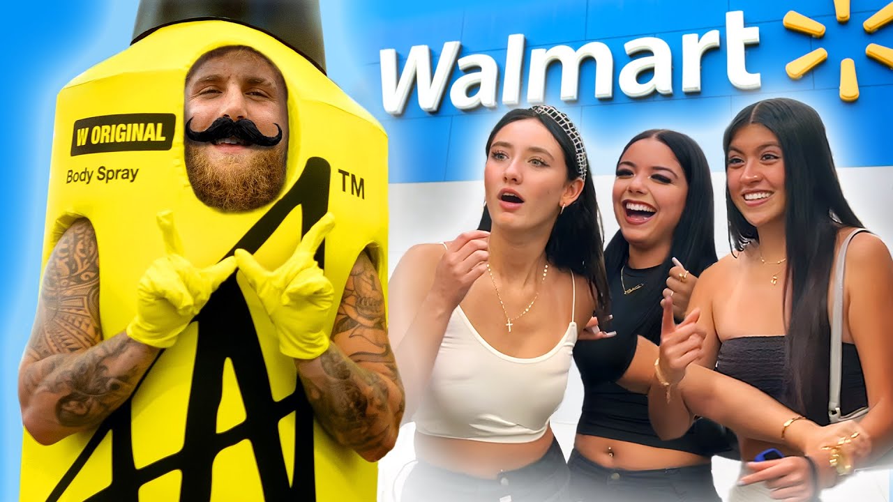 Jake Paul Goes Undercover at Walmart!