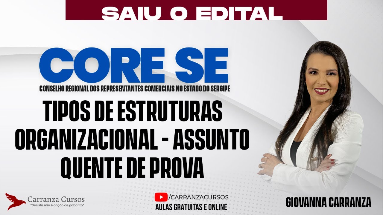 Concurso CORE-SE 2025: Gestão da Qualidade – Administração Aula Teórica Completa