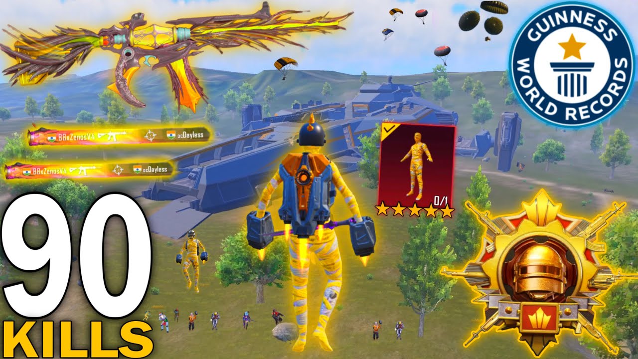 90 KILLS!!😱 IN 3 MATCHES NEW WORLD RECORD With YELLOW MUMMY 😍SAMSUNG A5,A6,A7,A8,J4,J5,J6,J7,XS
