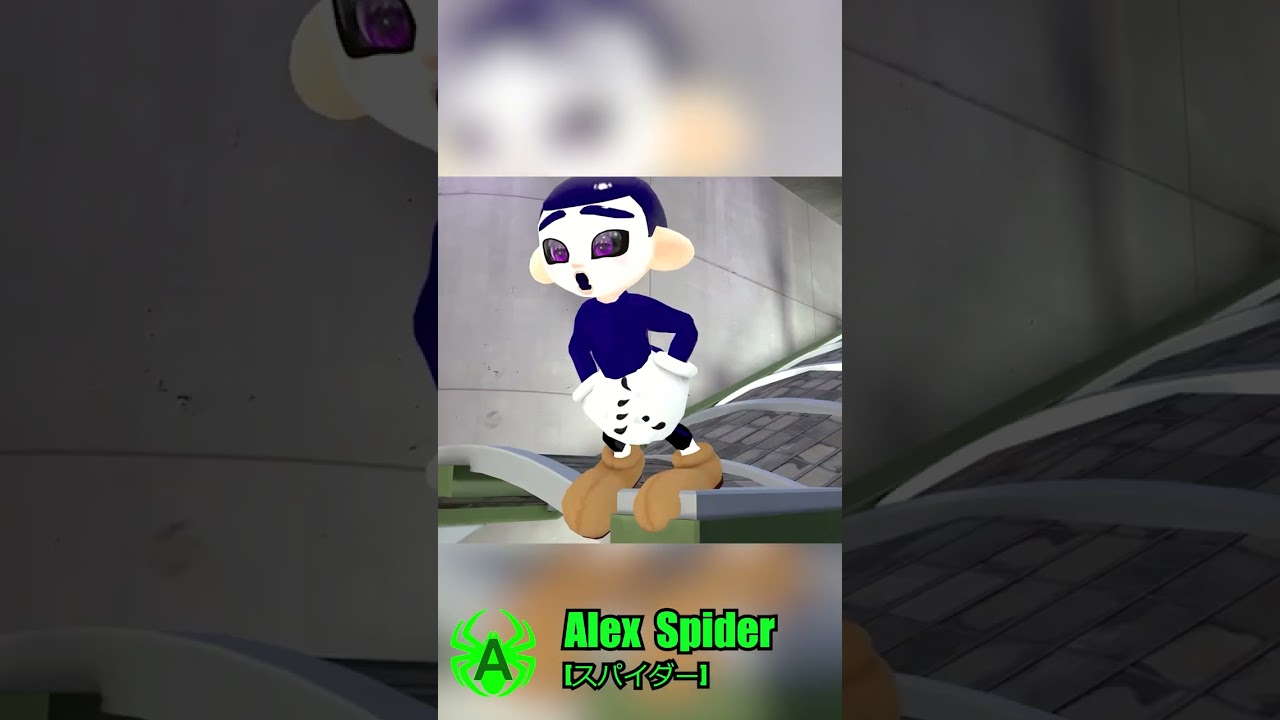 Funniest Part of the video #shorts #nintendo #splatoon3 #alexspider