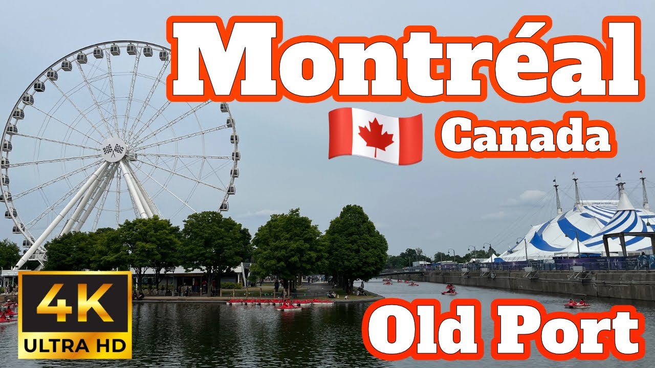 Montréal, Canada 🇨🇦 | Old port (Summer) | 4K Walking Tour