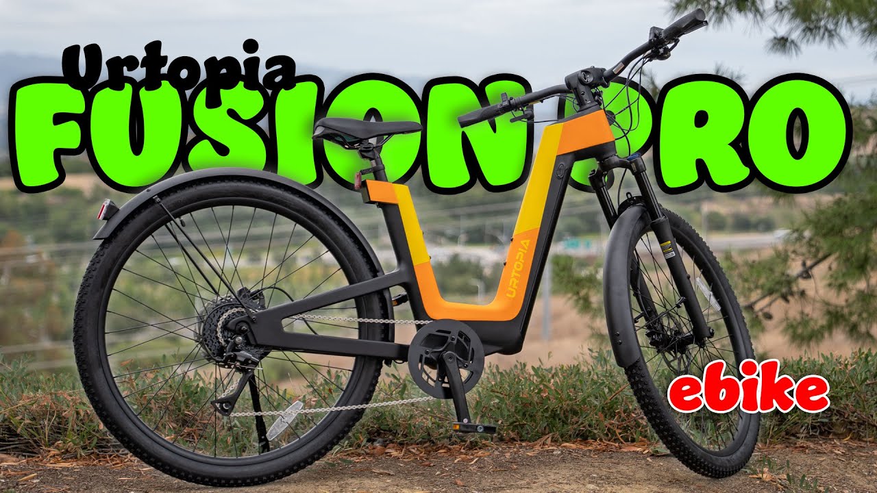Carbon Fiber e-bike FUSION PRO, dual battery 2025