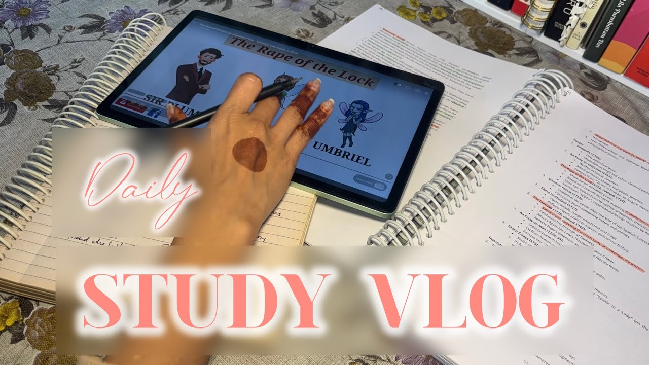 Daily Study Vlog 📚📝 cooking, journaling, note making 