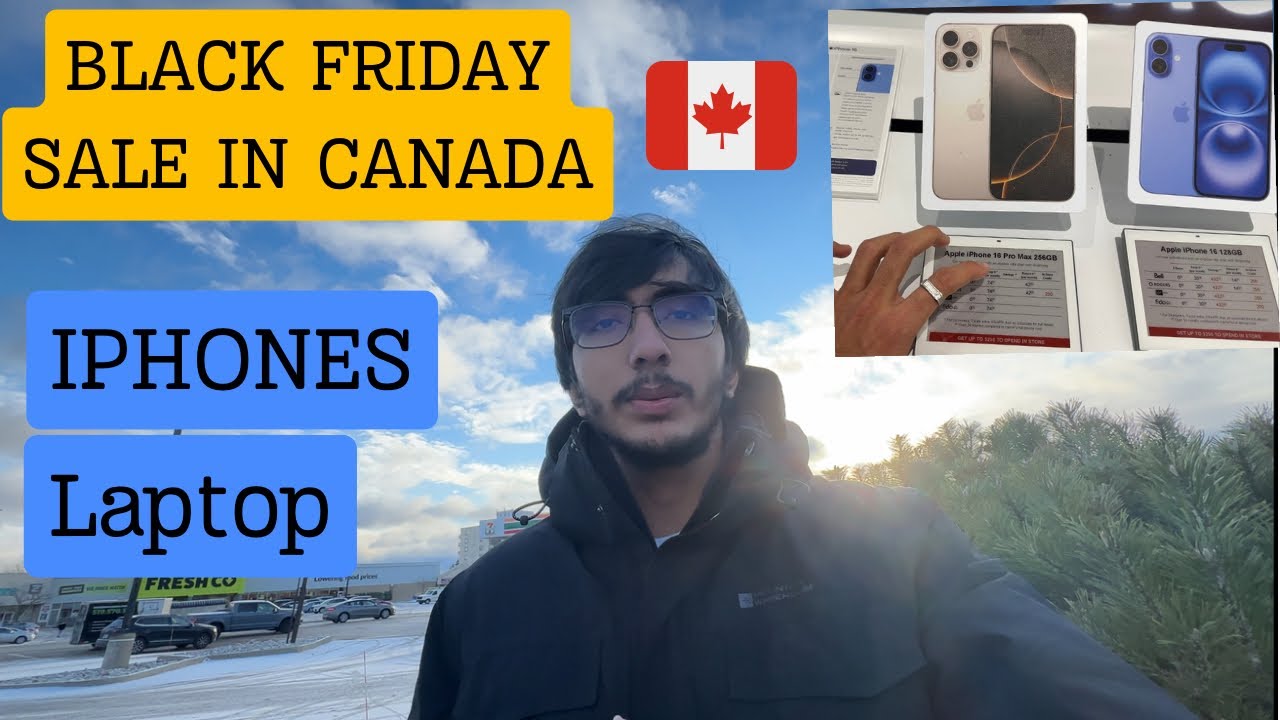 BLACK FRIDAY SALE IN CANADA 🇨🇦🇨🇦// IPHONE AND LAPTOP FOR INTERNATIONAL STUDENTS