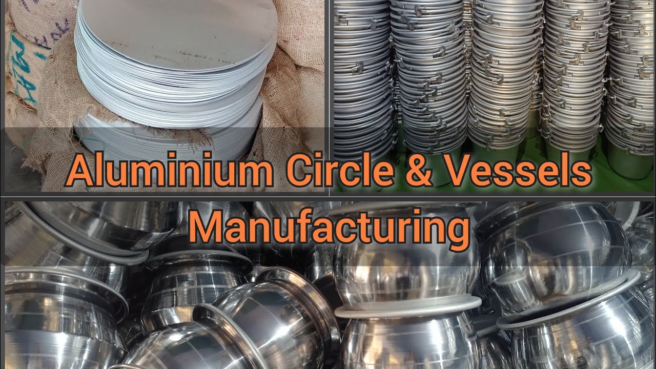 Aluminium Circle and Vessels Manufacturer, Wholesale in Salem, Tamilnadu. An inside view...