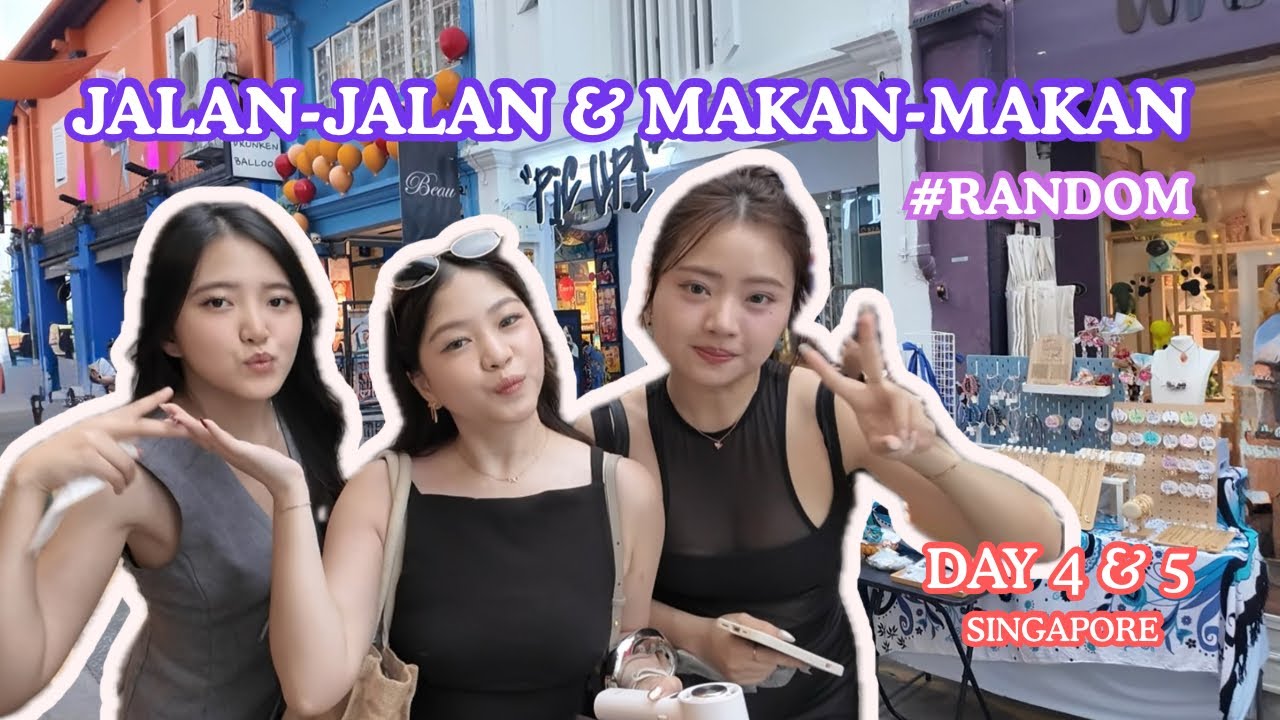 INTINYA KE SINGAPORE CUMA FOTO & MAKAN // Random vlog day 4 & 5 di Singapore ❤️👋🏻