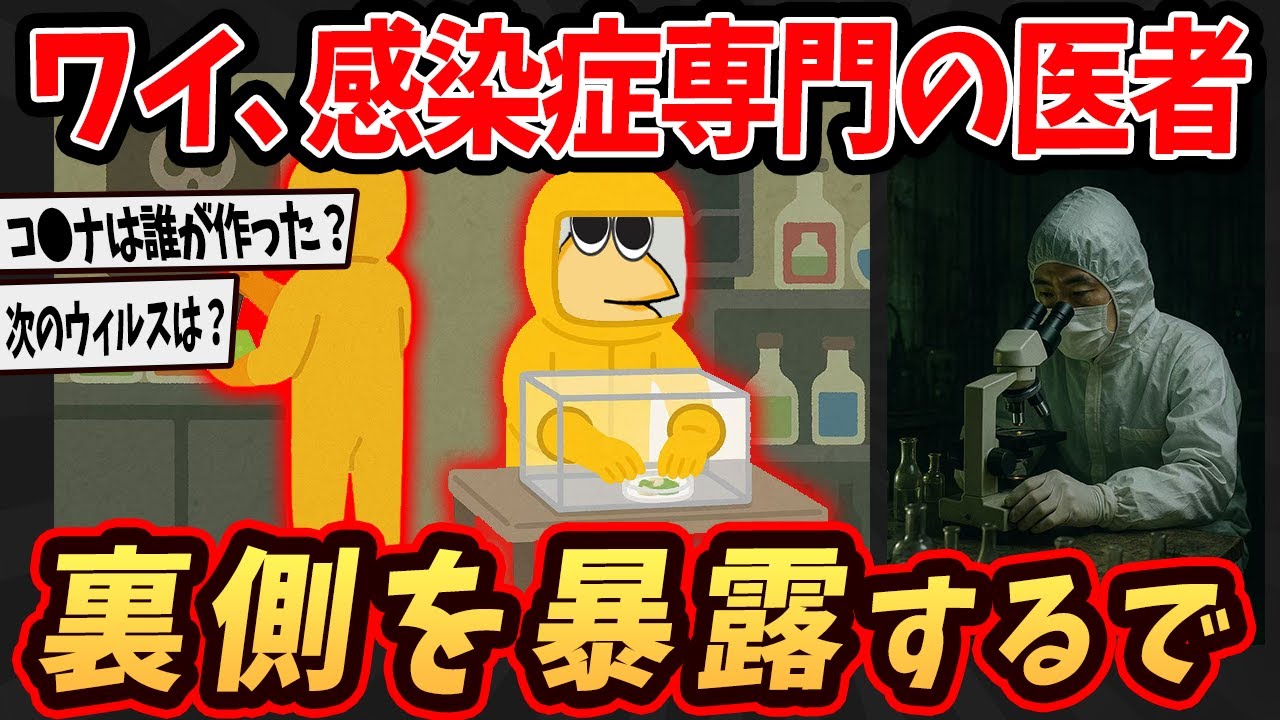 【2ch面白いスレ】ワイ、感染症専門の医者だけどヤバイ裏側暴露するで...【ゆっくり解説】