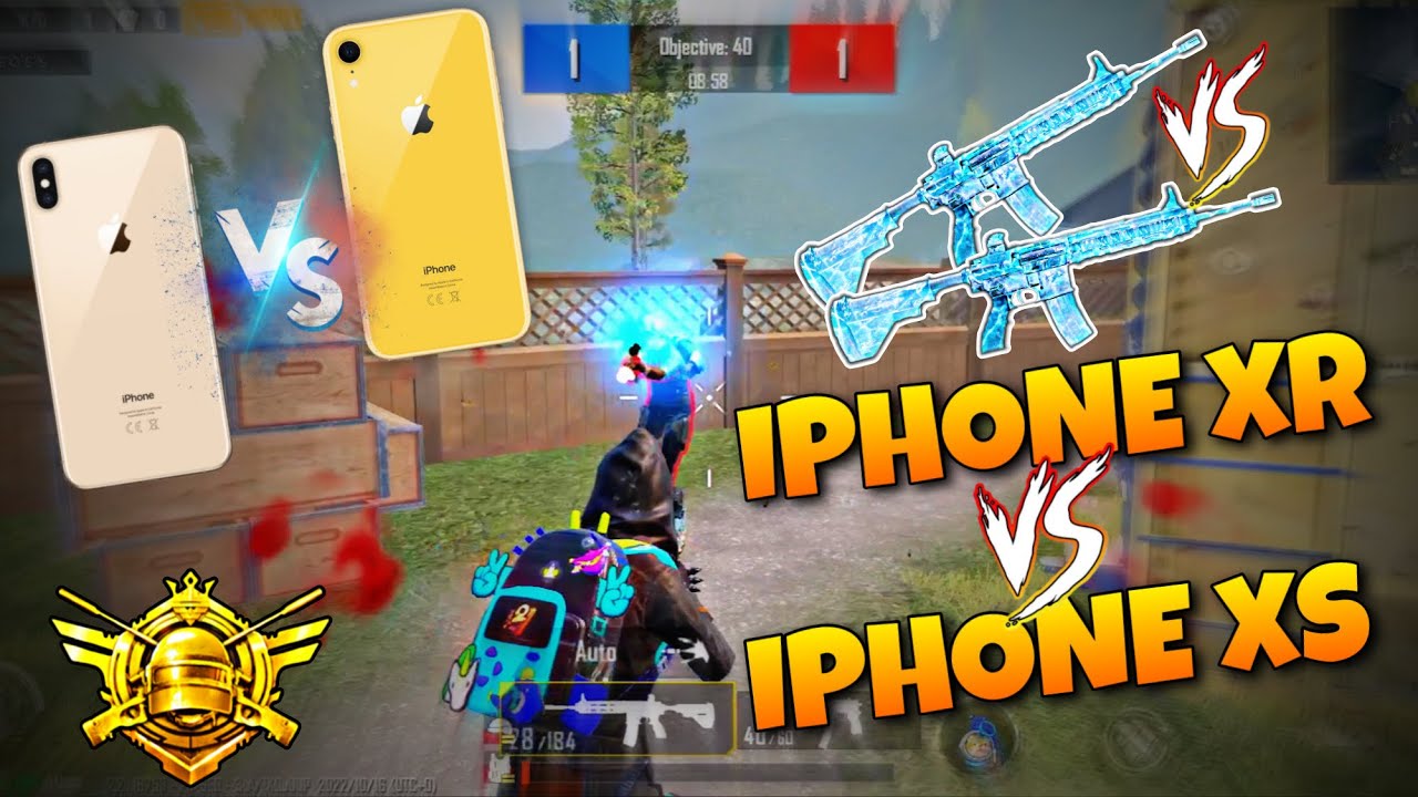 IPHONE XR VS IPHONE XS 😍 || 60FPS 🔥 || WHO WILL WIN? 🤔|| AGGRESSIVE TDM GAMEPLAY 🥵|| PUBG MOBILE