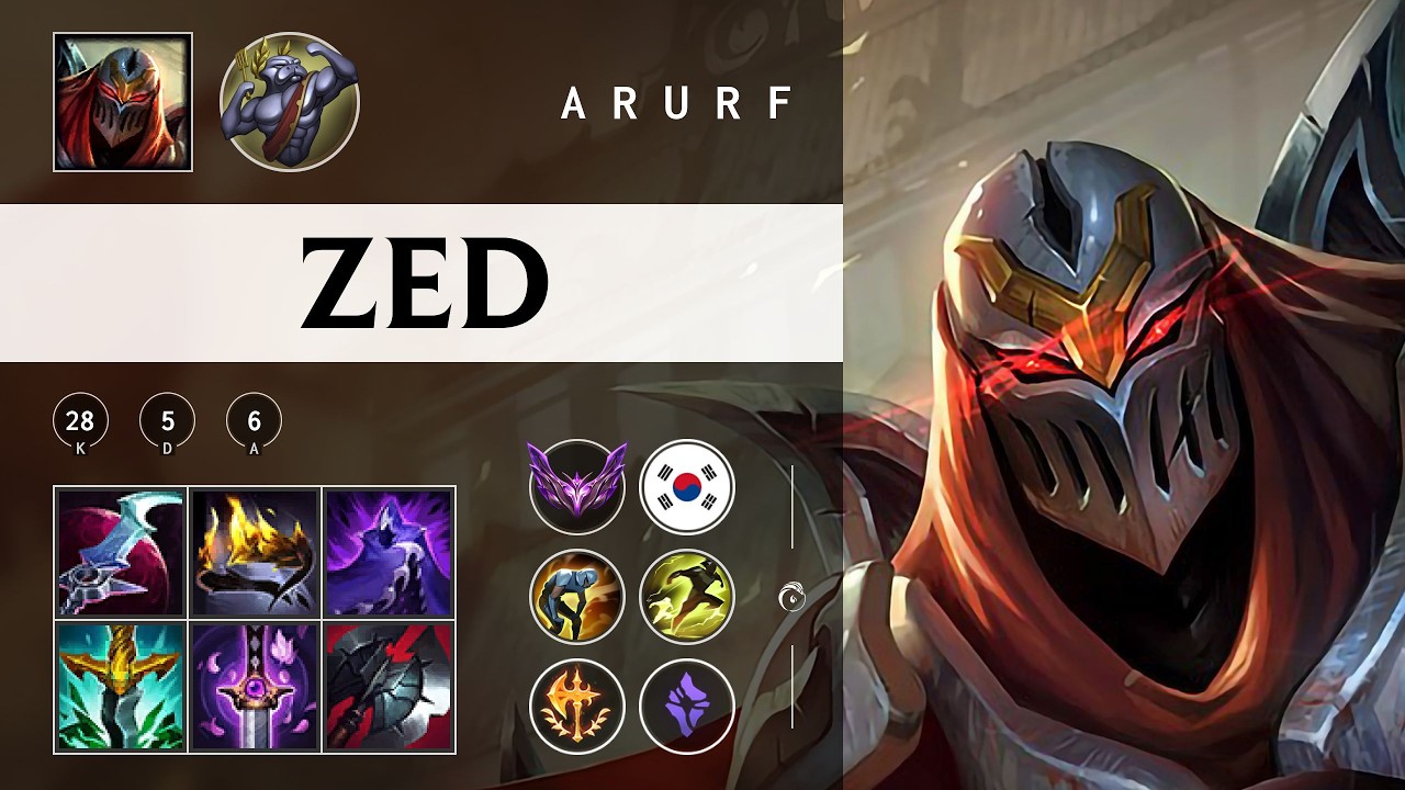Zed ARURF - KR Master Patch 26.02