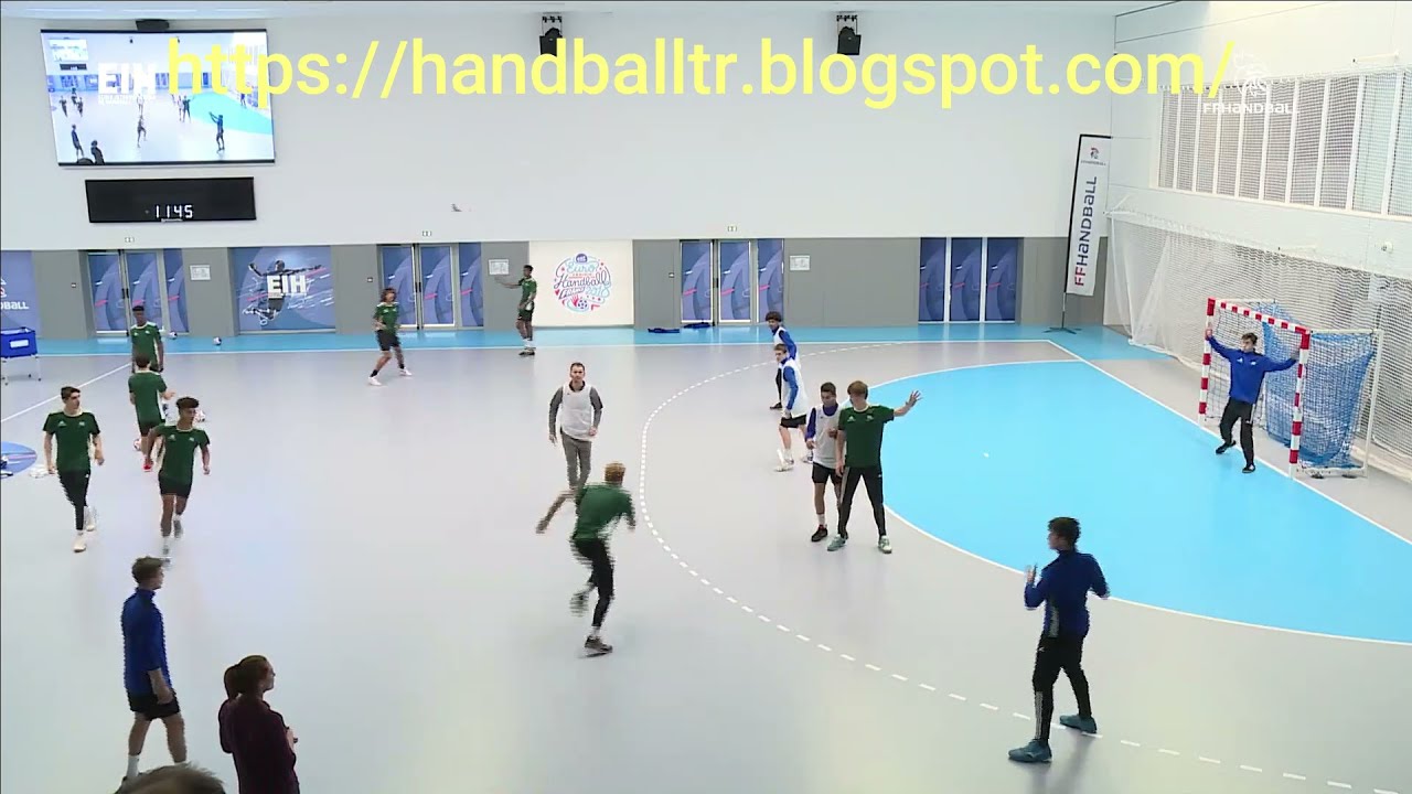 Handball training - Raul GONZALES - Basic path in attack part 2