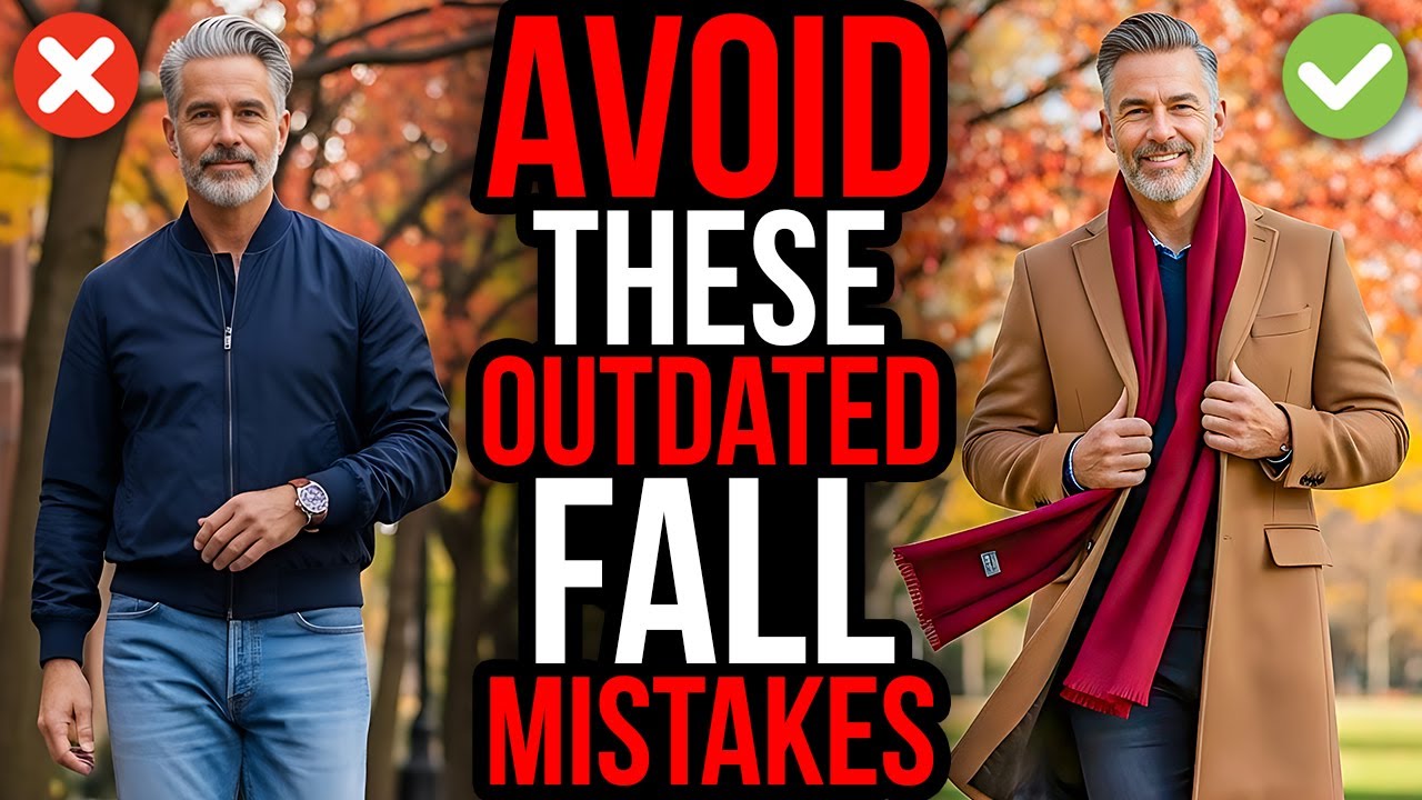 10 Fall Style MISTAKES Making Men OVER 40 Look Older! (And How to Fix Them)