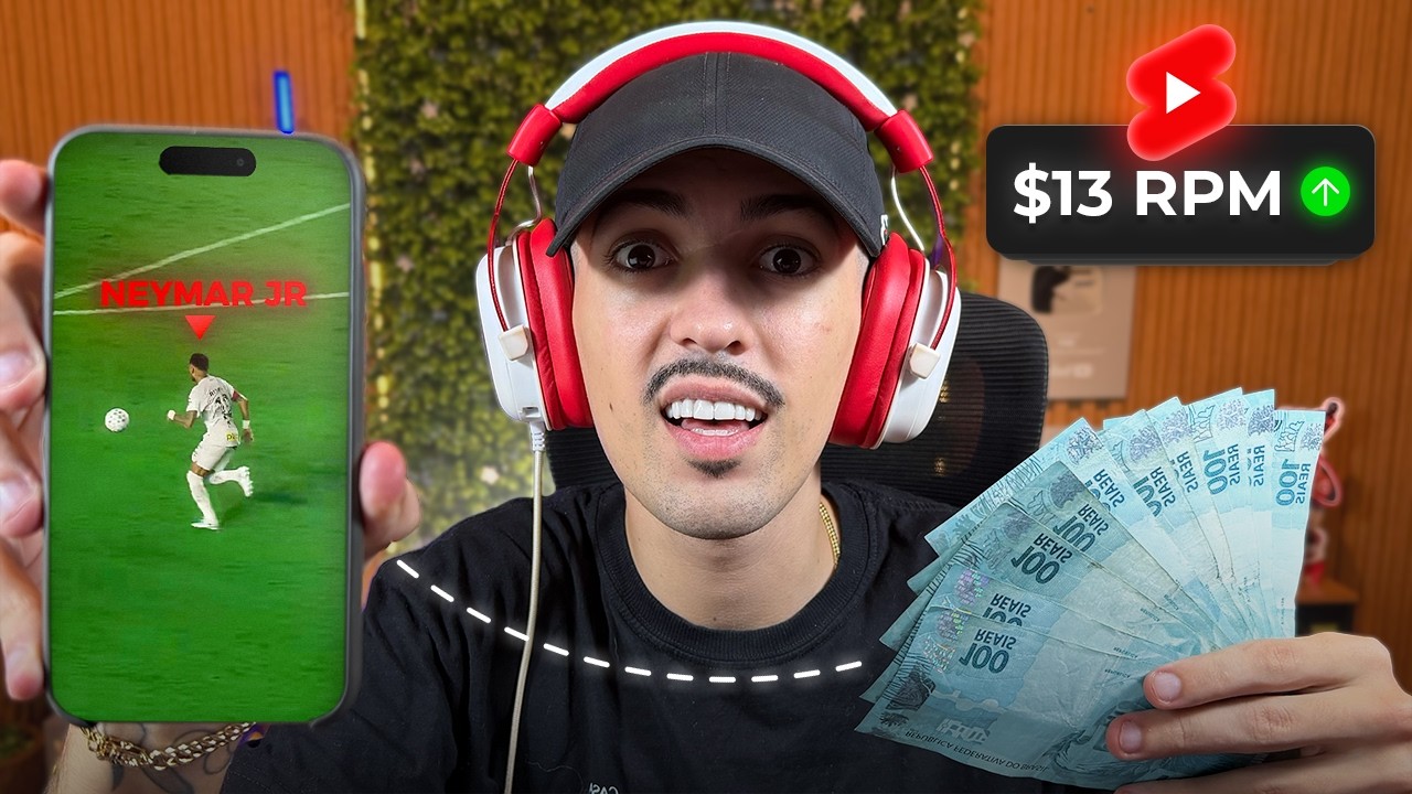 Como Criar um CANAL DARK de EDIT FUTEBOL no YouTube.. (+R$7.210,00/m&ecirc;s) - PASSO A PASSO